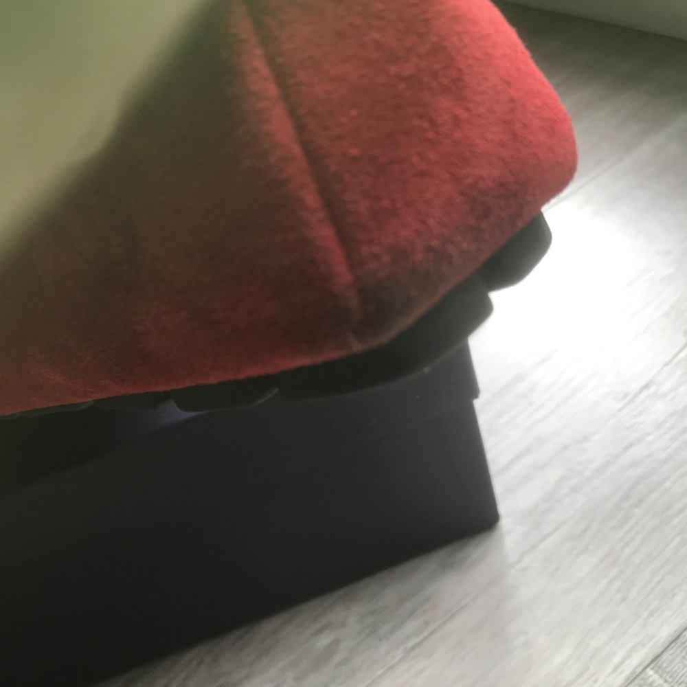 Brick Red Prada Driving Shoe - Loafers - Picture 10 of 12
